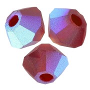 Cuentas tupis Preciosa - Arandela Bead 3 mm - Siam AB Matt x30
