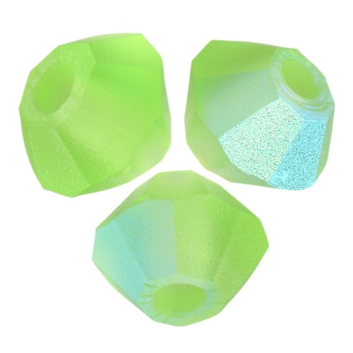 Cuentas tupis Preciosa - Arandela Bead 3 mm - Peridot AB Matt x30