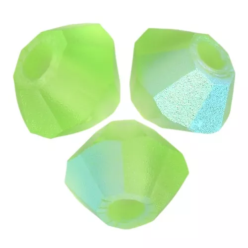 Cuentas tupis Preciosa - Arandela Bead 3 mm - Peridot AB Matt x30