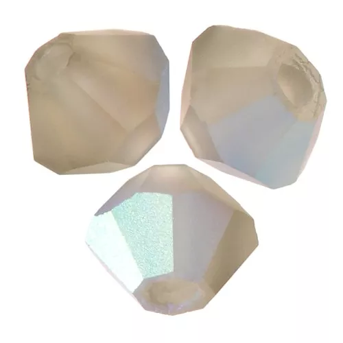 Cuentas tupis Preciosa - Arandela Bead 3 mm - Black Diamond AB Matt x30