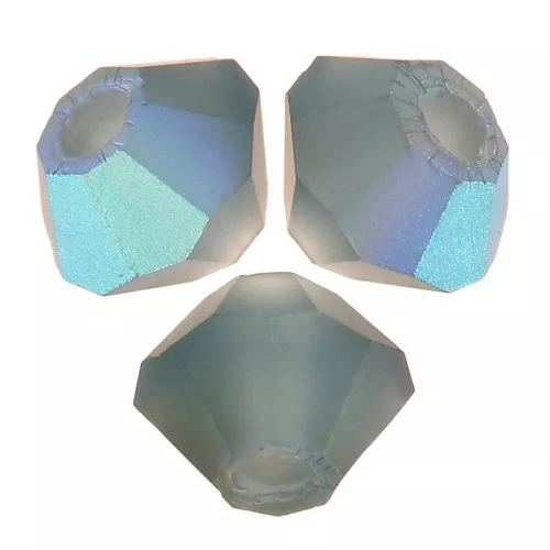 Cuentas tupis Preciosa - Arandela Bead 3 mm - Montana AB Mate x30
