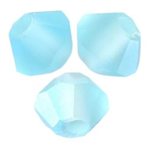 Cuentas tupis Preciosa - Arandela Bead 3 mm - Aqua Bohemica AB Matt x30