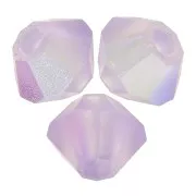 Cuentas tupis Preciosa - Arandela Bead 3 mm - Violet AB Matt x30