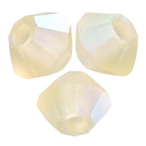 Cuentas tupis Preciosa - Arandela Bead 3 mm - Jonquil AB Matt x30