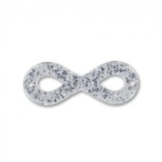 Intrepieza Polaris Infinito 26x10 mm Plateado con brillo x1