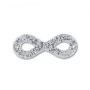 Intrepieza Polaris Infinito 26x10 mm Plateado con brillo x1