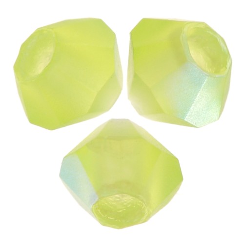 Cuentas tupis Preciosa - Arandela Bead 3 mm - Limecicle AB Mate x30