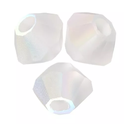 Cuentas tupis Preciosa - Arandela Bead 3 mm - Cristal AB Mate x30