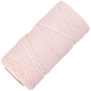 Bobina de hilo encerado Linhasita para micro macramé 1,2 mm Rosa iridiscente (Flamingo)|raw }}