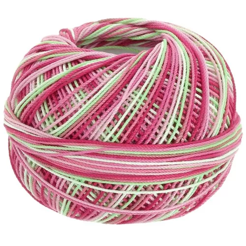Hilo de algodón Lizbeth tamaño 10 - Juicy Watermelon n°156 x111m