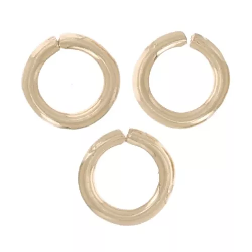 Anillos abiertos 2x0,4 mm - Gold Filled x25