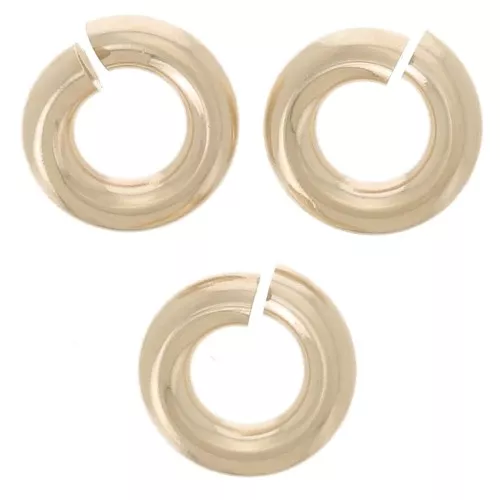 Anillas abiertas 4x1 mm - (Gold Filled) x10