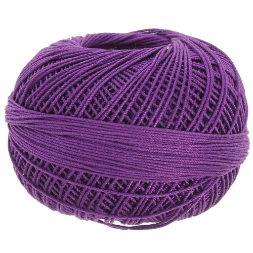 Hilo de algodón Lizbeth tamaño 10 - Dark Grape n°645 x111m