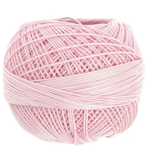 Hilo de algodón Lizbeth tamaño 10 - Baby Pink n°619 x111m