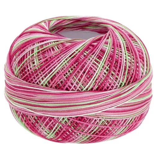 Hilo de algodón Lizbeth tamaño 20 - Juicy Watermelon n°156 x192m