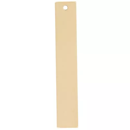 Colgante rectángulo 31x5 mm para grabado - (Gold Filled) x1