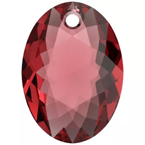 Colgante PureCrystal 6438 Elliptic Cut Pendant 16 mm - Escarlata x1