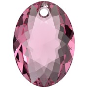 Colgante PureCrystal 6438 Elliptic Cut Pendant 16 mm - Rosa x1|raw }}