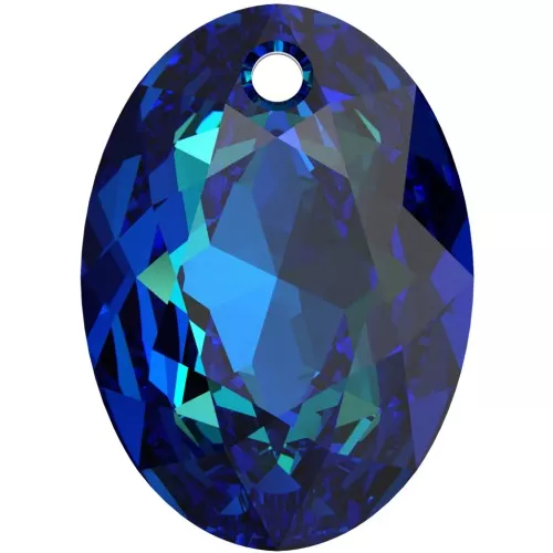 Colgante PureCrystal 6438 Elliptic Cut Pendant 16 mm - Crystal Bermuda Blue x1