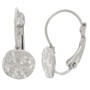 Ganchos 17 mm - Irregular Sand dollar pattern - Acero inoxidable 304L x2