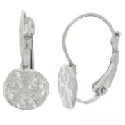 Ganchos 17 mm - Irregular Sand dollar pattern - Acero inoxidable 304L x2