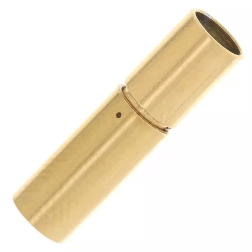 Cierre de bayoneta con cordón de 4 mm - Acero inoxidable 304L dorado x1