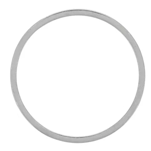 Anillos circulares de montaje y tejido de 16 mm - acero inoxidable 304L x20