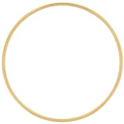 Anillas de montaje y tejido circular de 30 mm - Acero inoxidable 316L dorado x10