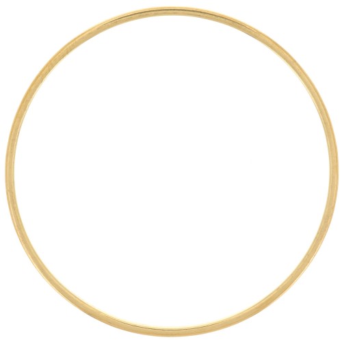 Anillas circulares de montaje y tejido de 30 mm - Acero inoxidable dorado 304L x10