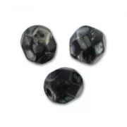 Facetadas 4 mm Jet Picasso x50