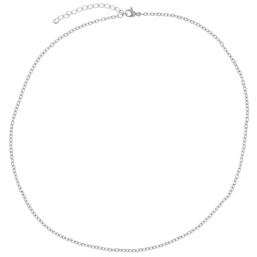 Gargantilla de malla Forçat 2,1 mm - Acero inoxidable 304L x46cm