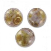 Cuentas redondas 4 mm Rose Gold Ceramic Look x50|raw }}