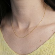 Gargantilla de malla esférica 1,2 mm - Acero inoxidable 304L x46cm