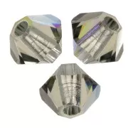 Black Diamond - Toupies en cristal PureCrystal 5328 4 mm Black Diamond AB x50 Toupies en cristal PureCrystal 5328 4 mm Black Diamond AB x50