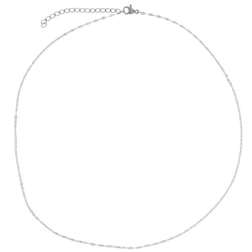 Gargantilla de malla fantasía 1,4 mm - Acero inoxidable 304L x46cm