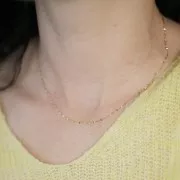 Gargantilla de malla fantasía 1,4 mm - Acero inoxidable 304L x46cm