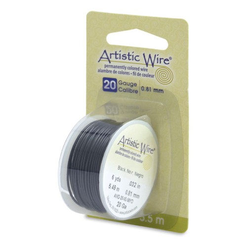 Artistic Copper Wire 0.81 mm anti-desgaste - Negro x5.5m