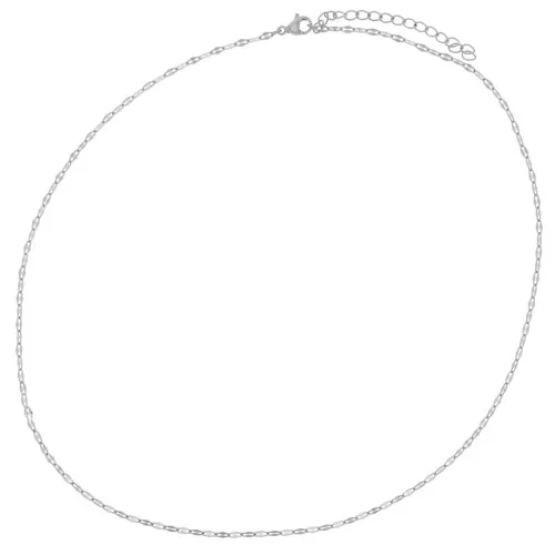 Gargantilla de malla fantasía 2mm - Acero inoxidable 304L x46cm