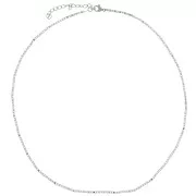 Gargantilla de malla fantasía 1,5 mm - Acero inoxidable 304L x46cm