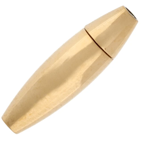 Cierre magnético para cordón de 2 mm - Acero inoxidable 316F Dorado x1