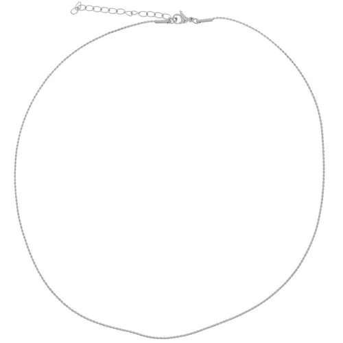 Gargantilla de malla Epi 0,9 mm - Acero inoxidable 304L x46cm