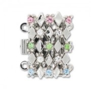 Cierre Strass PureCrystal 3 vías rhodium 20 mm|raw }}