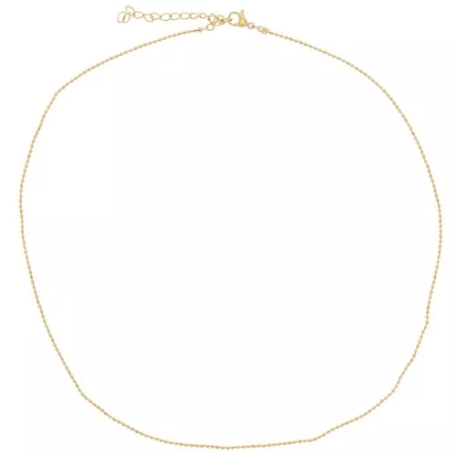 10 x 1.2 mm gargantillas - 304L Dorado Acero Inoxidable x46cm