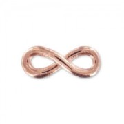 Separador infinito 15x6 mm Dorado rosa x1|raw }}