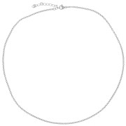 10 gargantillas de malla Forçat 2mm - acero inoxidable 304L x46cm|raw }}