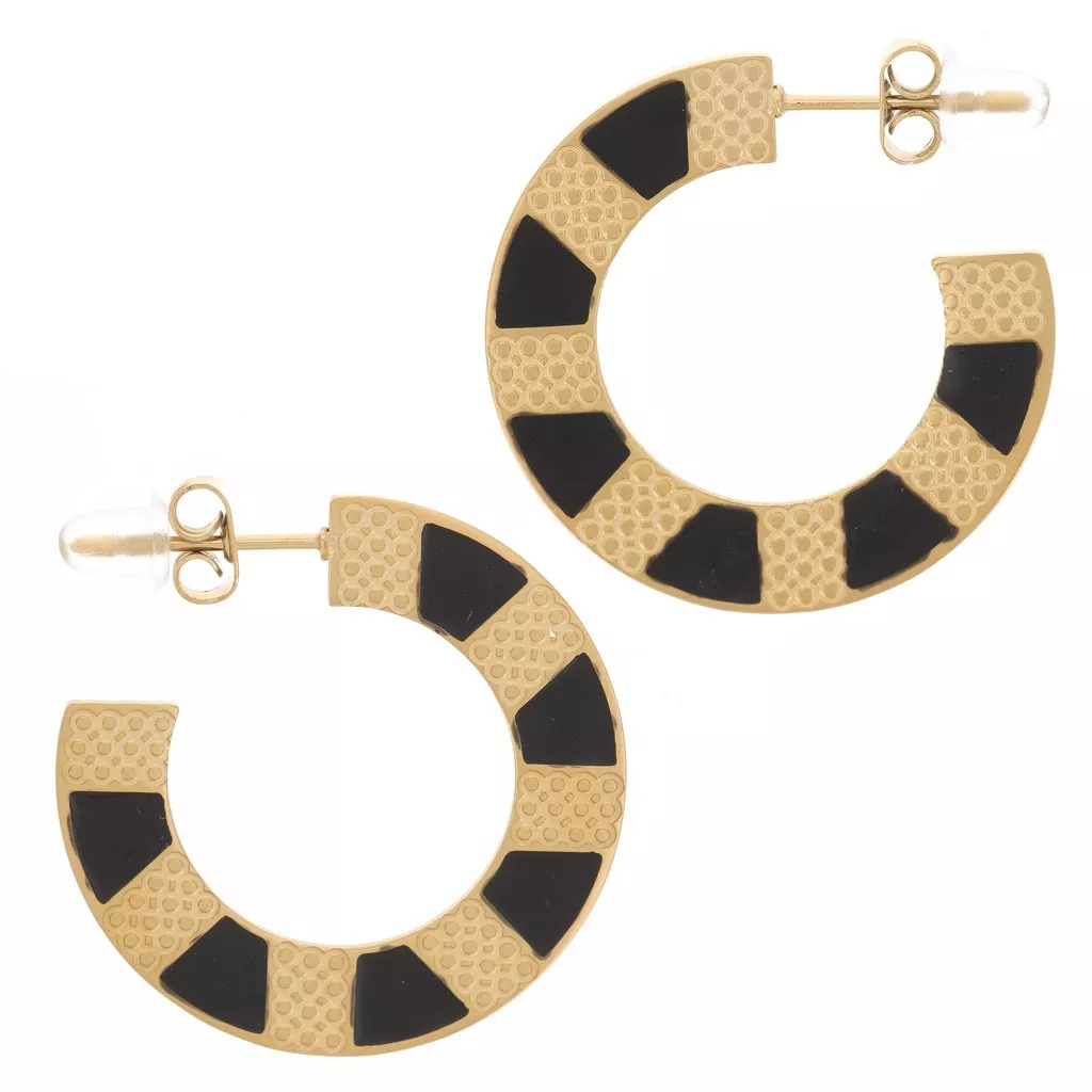 Juego De Pendientes De Acero Inoxidable Para Múltiples Piercings - Incluye Aros Y Tachuelas, Dorados, Hipoalergénicos