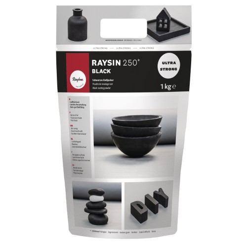 Raysin 250 - Polvo cerámico negro para moldeo - Ultra strong x1kg