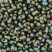 Berry Beads Miyuki 4.5x2.5 mm BB-468 - Malaquita Metálica Verde Iris x10g