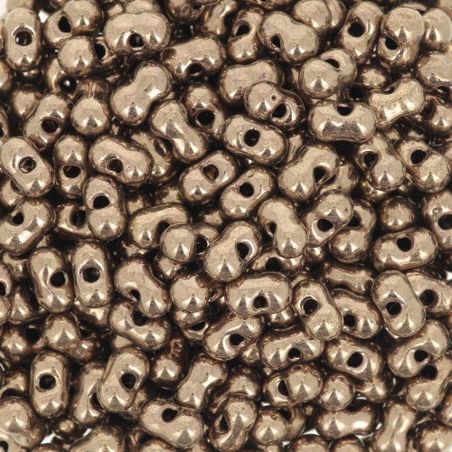 Cuentas Berry Beads Miyuki 4,5 x 2,5 mm BB-457 - Bronce oscuro metalizado x 10 g