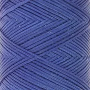 Slam Cord hilo plano de poliéster encerado para micro macramé 0,8 mm - Azul real x100m